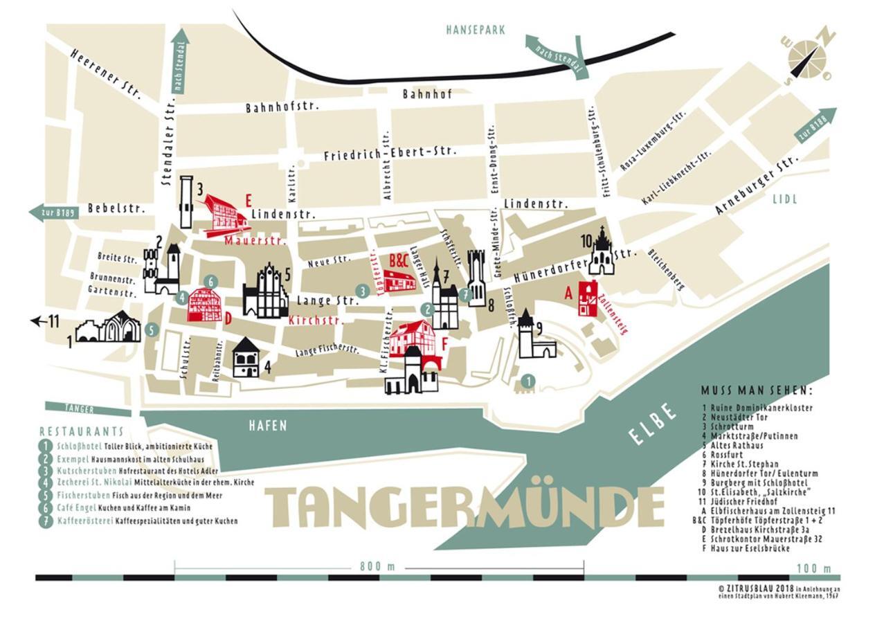 Апартаменты Toepferhof 1 Тангермюнде Экстерьер фото